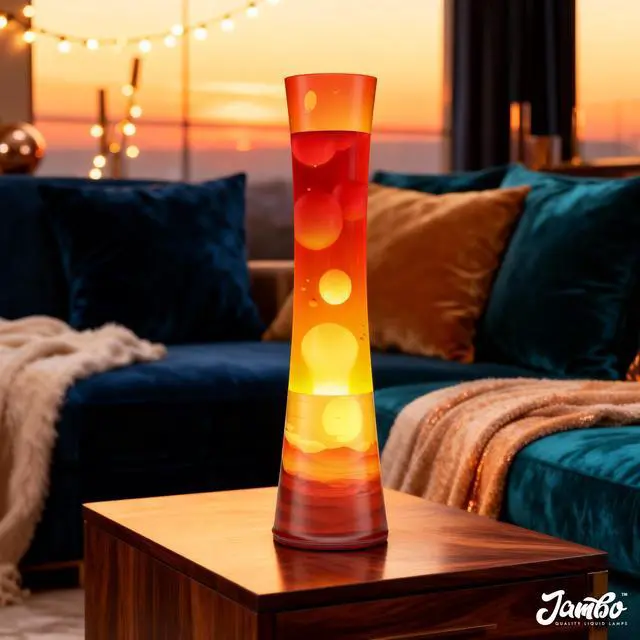 Alt view image 6 of 7 - 15.5" The Upgraded Motion Lamp, Sunset Decal Motion Light, Beautiful Home Decor, Living Room Bedroom Lamp, Relaxing Nightlight for Teens, Kids & Adults