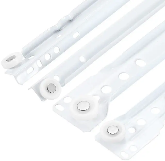 Main image of 1 Pair Drawer Slides, 22 Inch Drawer Slide Heavy Duty Side Bottom Mount Drawer Glides Replacement for Cabinet Dresser Drawers
