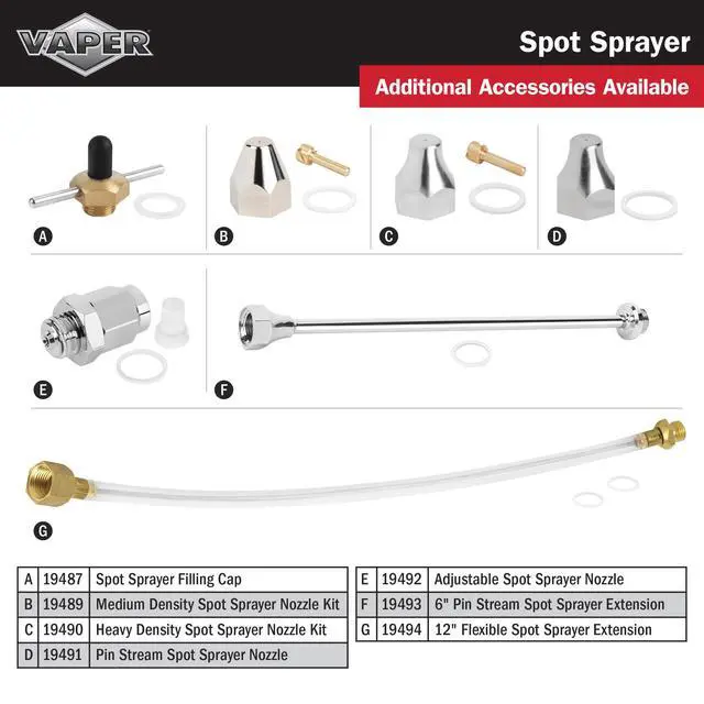 Alt view image 6 of 6 - 19428 Spot Spray Non-Aerosol Sprayer - Yellow