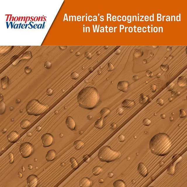 Alt view image 6 of 7 - Thompsons WaterSeal Semi-Transparent Waterproofing Wood Stain and Sealer, Natural Cedar, 1 Gallon