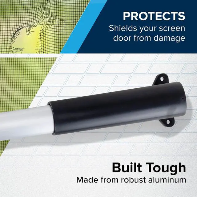 Alt view image 4 of 6 - Camper/RV Screen Door Cross Bar - Protects the Screen Door & Allows for Easier Exit from Travel Trailer - Adjusts from 21-5/8-Inches to 28-5/8-Inches (42183)