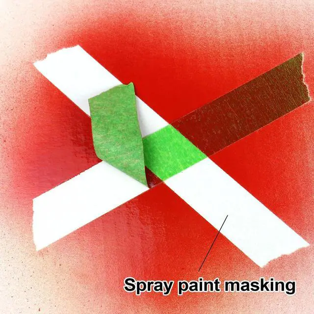 Alt view image 5 of 7 - Painters Tape - Painting Tape for Car Paint Green - 1 inch x 60 Yards Paint Tape for Walls Painting, Automotive, Labeling, DIY Crafting, Decoration and School Projects, 6 Pack