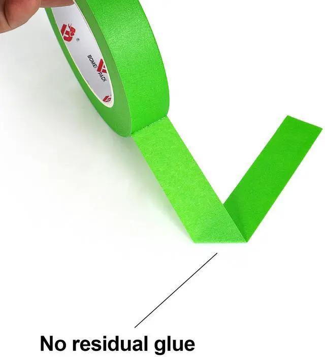 Alt view image 6 of 7 - Painters Tape - Painting Tape for Car Paint Green - 1 inch x 60 Yards Paint Tape for Walls Painting, Automotive, Labeling, DIY Crafting, Decoration and School Projects, 6 Pack