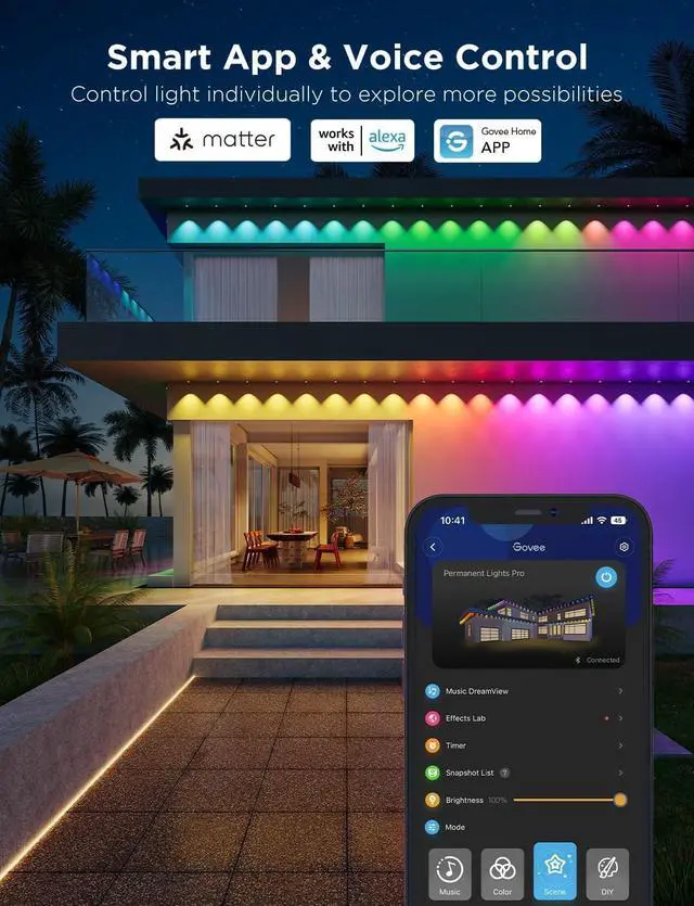 Alt view image 7 of 7 - Control Box for Permanent Outdoor Lights Pro H706, White Version | Only Compatible for Permanent Outdoor Lights Pro H706A, H706B and H706C, Not Compatible for H705 or H707 Version