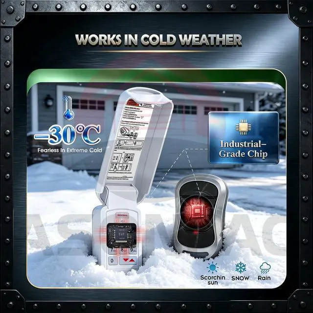 Alt view image 5 of 7 - GK-BX G3T-BX Genie Garage Door Opener Remote Keypad Replacement | FCC Certified Compatible with All Intellicode Genie Garage Door Opener