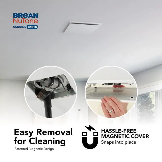 Alt view image 4 of 7 - RCM700 Magnetic Universal CleanCover Bath Fan Replacement Grille