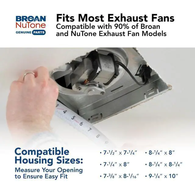Alt view image 5 of 7 - RCM700 Magnetic Universal CleanCover Bath Fan Replacement Grille