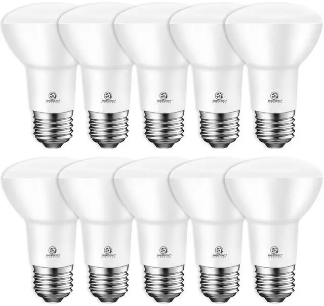 Main image of Energetic BR20 LED Bulb R20 Dimmable 5000K Daylight 45W Equivalent to 6.5W, Recessed Can Light Bulbs, Kitchen Ceiling Lights, E26 500 Lumen LED Flood Light Bulbs, Indoor UL Listed (Pack of 10)