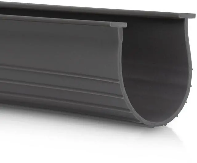 Main image of 3" Garage Door Bottom Seal Weatherstrip in Grey - 1/4" T Style - All Widths(16' Wide Door)