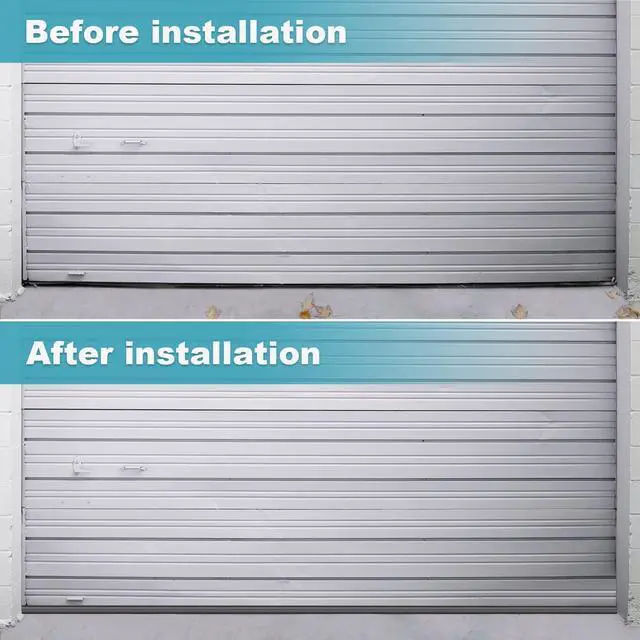 Alt view image 5 of 7 - 3" Garage Door Bottom Seal Weatherstrip in Grey - 1/4" T Style - All Widths(16' Wide Door)