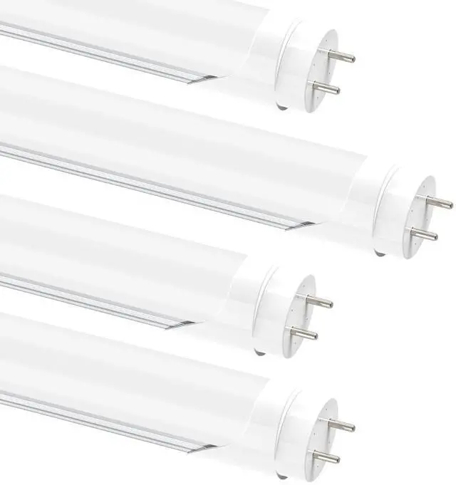 Main image of T8 4FT LED Light Bulbs, 24W 3200LM 5000K Frosted Type A+B, 4 Pack | T8 LED Bulbs 4 Foot Type A+B, F32T8/F40T12 Replacement for Garage, Workshop, Office Fixtures, Single or Double End Powered