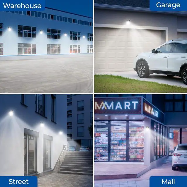 Alt view image 6 of 7 - 26W LED Wall Pack Light with Dusk to Dawn Sensor 5000k Bronze 2Pack | 100-277Vac, 3000LM Wall Light, IP65 Waterproof, Outdoor Security Flood Lighting, Hardwired Lights for Garage Warehouse Garden