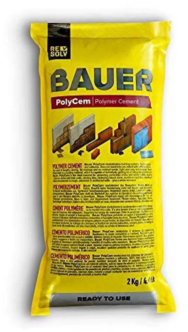 Main image of Instant Polymer Cement, Ready-to-Use, 2kg | Alternative to Mortar & Adhesives, Versatile Concrete & Stone Tile Crack Repair, Brick Repair, Convenient, Durable