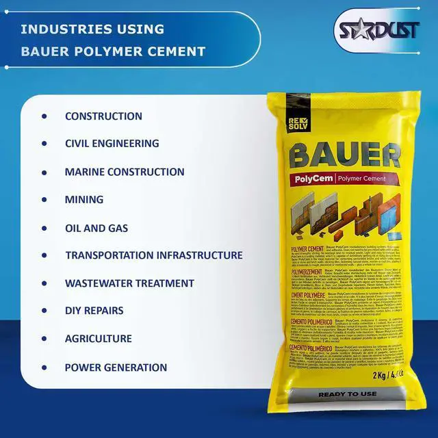 Alt view image 7 of 7 - Instant Polymer Cement, Ready-to-Use, 2kg | Alternative to Mortar & Adhesives, Versatile Concrete & Stone Tile Crack Repair, Brick Repair, Convenient, Durable
