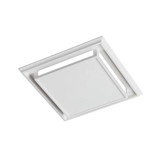 Alt view image 2 of 3 - Broan 682 Bathroom Ventilation Fan with Charcoal Filter and White Plastic-Grille