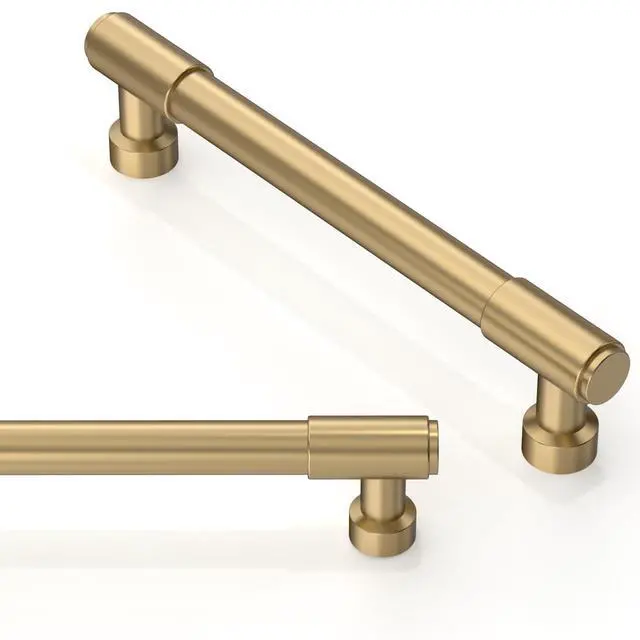 Main image of 10 Pack Champagne Bronze Cabinet Pulls 5 Inch(128mm) Kitchen Cabinet Handles Cabinet Hardware Drawer Pulls