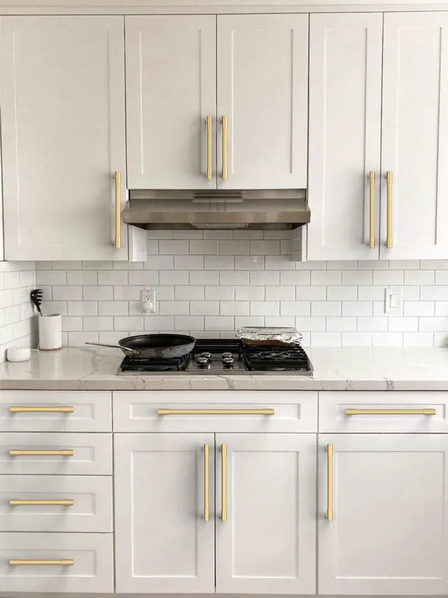 Alt view image 5 of 6 - 10 Pack Champagne Bronze Cabinet Pulls 5 Inch(128mm) Kitchen Cabinet Handles Cabinet Hardware Drawer Pulls