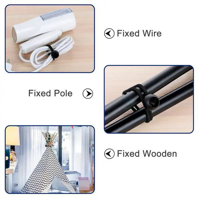 Alt view image 2 of 7 - Ball Bungee Cords 6 Inch Bungee Cord with Balls, 50 PCS Heavy Duty Bungie Cord Balls Canopy Tarp Tie Down Bungee Balls for Camping, Shelter,Cargo,Tent Poles UV Resistant