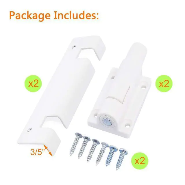 Alt view image 6 of 7 - Patio Sliding Door Security Foot Lock Kick Lock, Fits on Top Rail-Childproof Patio Door Guardian-or Bottom Rail-Foot Operated-Keep Your Family Safe and Secure (2 Set)