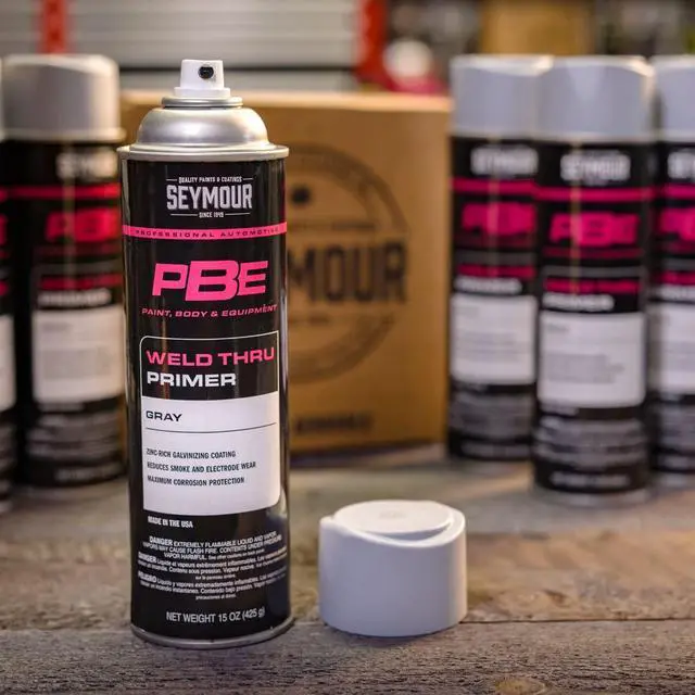 Alt view image 7 of 7 - 20-1675 PBE Professional Primer, Self Etching/Weld Through Gray | Zinc-enhanced primer etches bare metal and aluminum; corrosion protection for welded auto body panels, to 250F