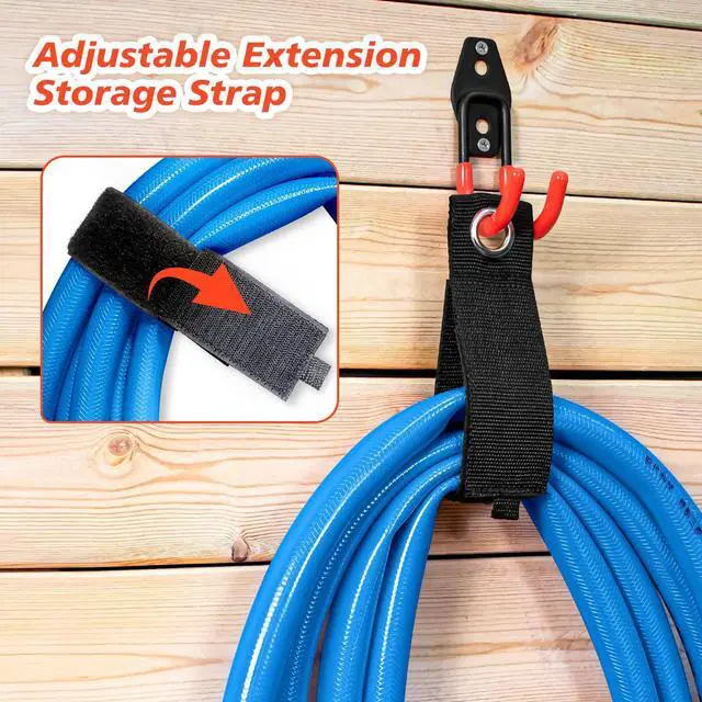Alt view image 4 of 6 - MKRUI 30-Pack Garage Hooks for Storage & Hanging Items, Save Space | Hangs Bikes, Ladders, Ropes, Hoses, Tools; for Garage, Warehouse, Shop, Shed, Yard