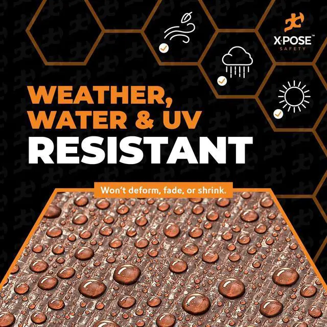 Alt view image 5 of 7 - 6' x 8' Super Heavy Duty 16 Mil Brown Poly Tarp Cover - Thick Waterproof, UV Resistant, Rip and Tear Proof Tarpaulin with Grommets and Reinforced Edges - by
