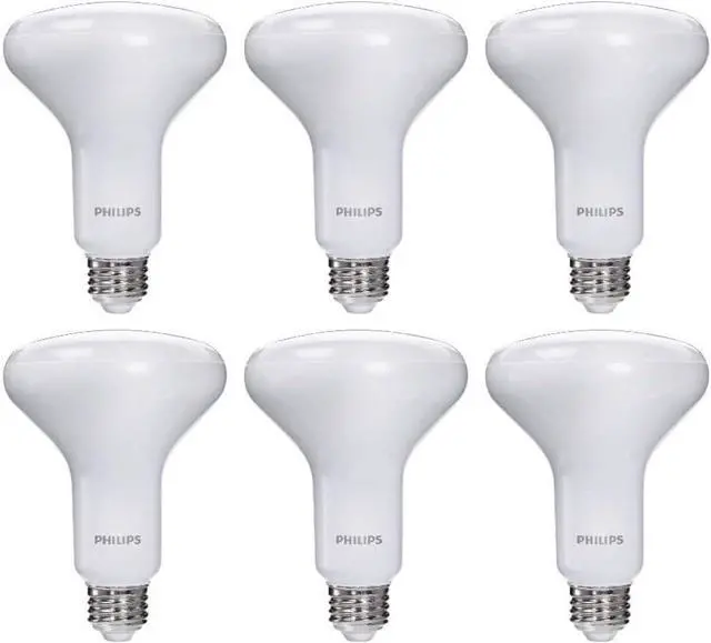 Main image of LED 65W BR30 6-Pack Ultra Definition Soft White (2200K) 650 Lumen (7.5W = 65W) Dimmable Flicker-Free Light Bulbs