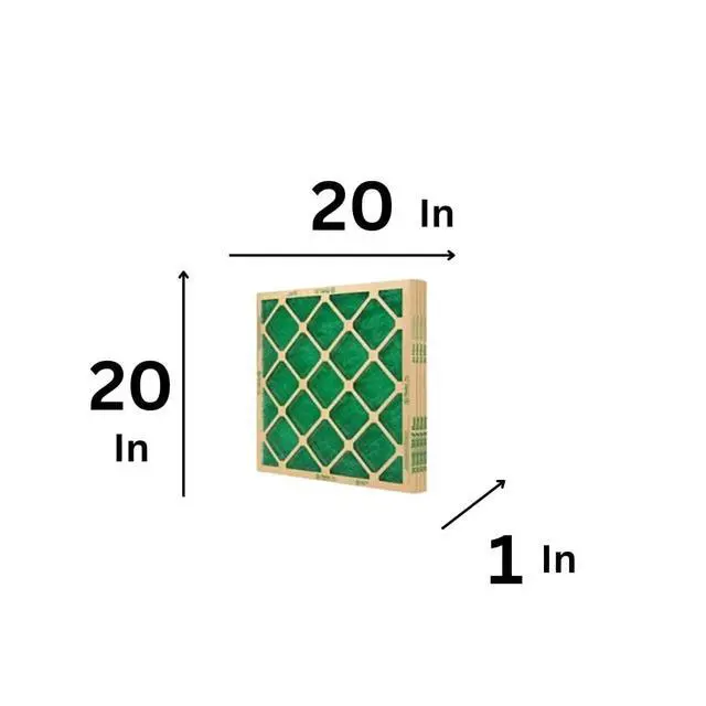 Alt view image 3 of 3 - 20 x 20 x 1 Fiberglass Air Filter MERV 1 (4-pack)