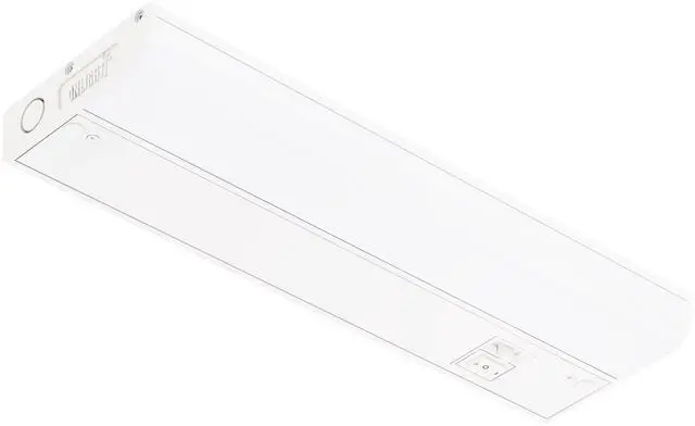 Main image of 12-Inch Hardwired Only LED Under Cabinet Light, 3-CCT Selectable | Choose from 3000K, 4000K, or 5000K. Dimmable with a matte white finish. ETL Listed. Model: IN-0201-11-WH-345K