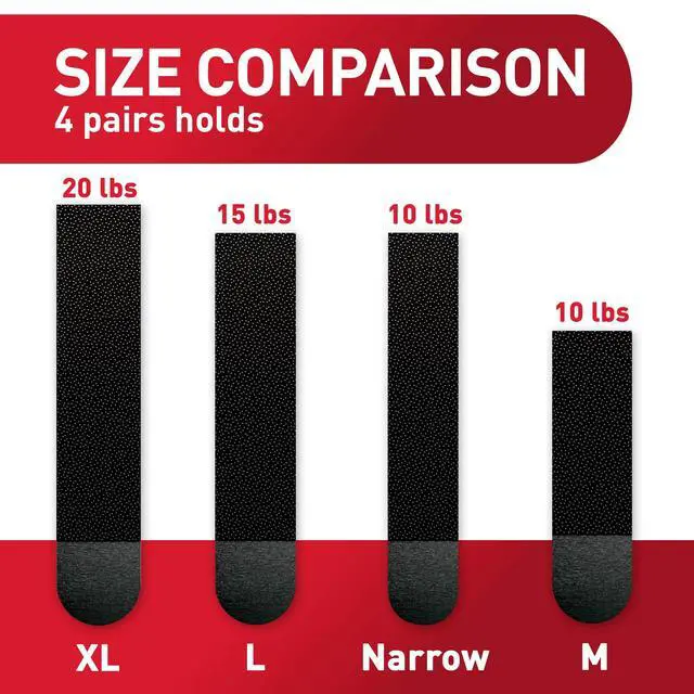 Alt view image 5 of 7 - Command 10 lb Medium 16 Pairs Picture Hanging Strips (32 Strips), Damage-Free Hangers for Picture Frames, No Tools Required, Great for Home Room Wall Decor, Black Adhesive