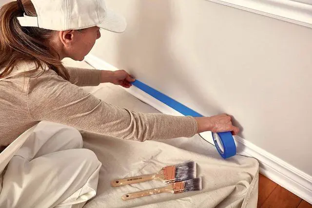 Alt view image 2 of 7 - CH Canvas Drop Cloth for Painting (Size 4' x 12' Feet - Pack of 4) Painters Drop Cloth for Painting, Furniture & Floor Protection, All Purpose Thick Canvas tarp with Double Stitched Edges