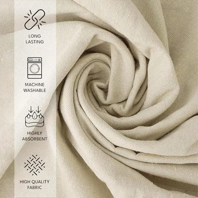 Alt view image 3 of 7 - CH Canvas Drop Cloth for Painting (Size 4' x 12' Feet - Pack of 4) Painters Drop Cloth for Painting, Furniture & Floor Protection, All Purpose Thick Canvas tarp with Double Stitched Edges