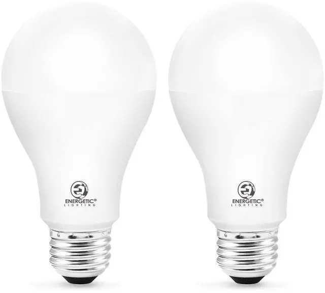 Main image of 150 Watt LED Light Bulb, Super Bright A21 Daylight 5000K, Non-Dimmable, 2300lm, High Lumen Light Bulbs, UL Listed, 2-Pack