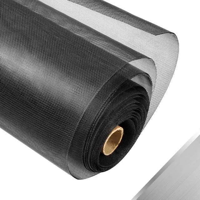 Main image of 304 Stainless Steel Mesh Window Screen Roll,35IN x 10FT | Black Metal Window Screen Mesh Replacement for Door,Patio,Pet,Vent,Filter,Porch,Cage and DIY Projects (22 Mesh)