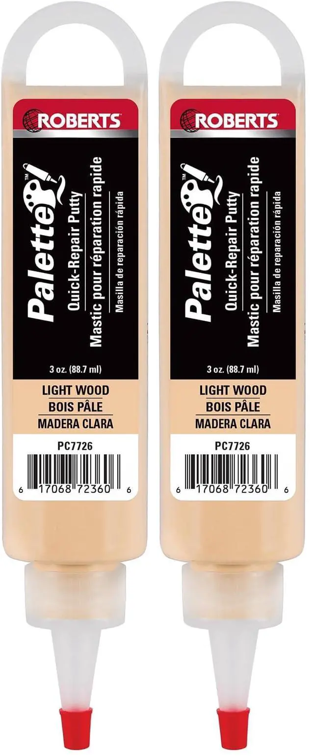 Main image of Repair Putty for Wood, Laminate, Vinyl - Light Wood Color (3 oz.) (Pack of 2)