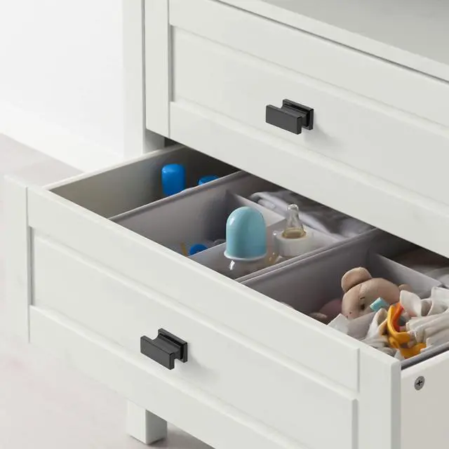 Alt view image 3 of 6 - 10 Pack Matte Black Kitchen Cabinet Knobs Drawer Cabinet Hardware Zinc Knobs for Dresser Drawers