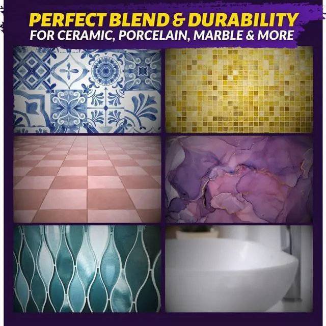 Alt view image 6 of 7 - Tile & Stone Repair Kit | Fix Cracks, Chips, and Scratches on Bathtubs, Tile and Stone Floors, Walls, and Counters | Easy Application with Kneadable Putty