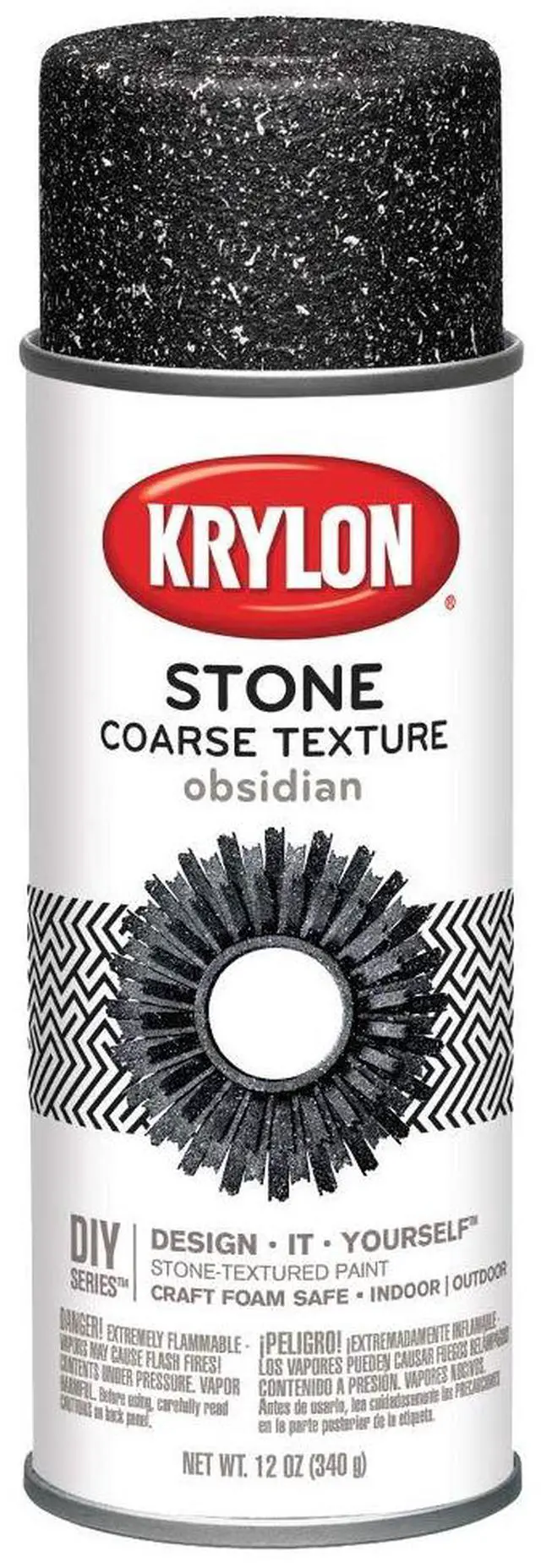 Main image of Coarse Stone Textured Finish, Obsidian, 12 oz