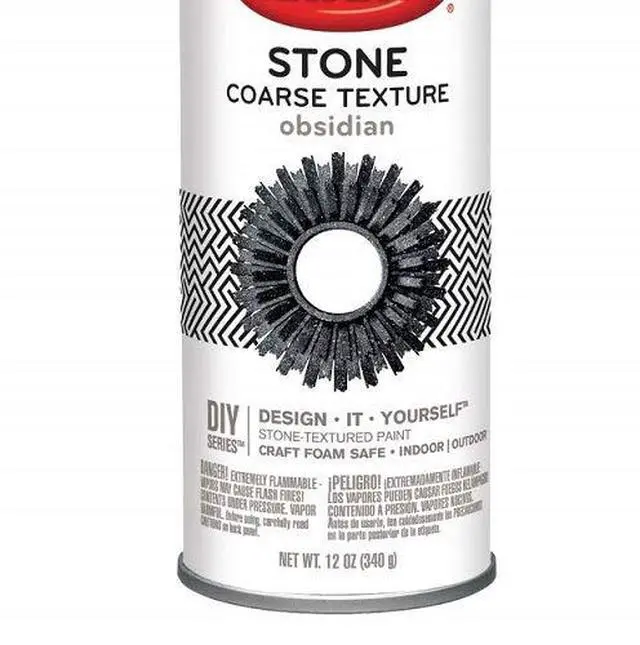 Alt view image 2 of 6 - Coarse Stone Textured Finish, Obsidian, 12 oz