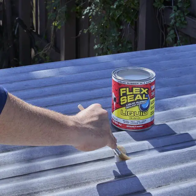 Alt view image 4 of 7 - Rubber Coating Sealant, Waterproof, Flexible, Breathable, and UV Resistant, Roof Repair, Basements, RV, Campers, Trailers, Marine, EPDM, Masonry, Clear, 16 oz