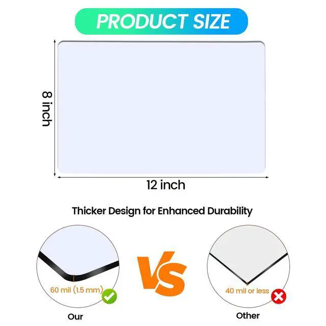 Alt view image 3 of 7 - Magnetic Vent Covers, Extra Strong Magnets, White 8" x 12" (3 Pack) Ultra Thick 60mil, Complete Seal, Air Vent Covers for Home Floor, Ceiling, Wall Registers, HVAC, AC, RV, and Heater Vents