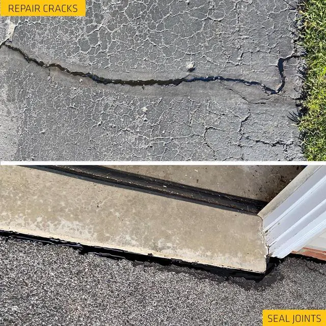 Alt view image 7 of 7 - flex-410 Asphalt Sealant, Black, Self-Leveling Hybrid Sealant for Filling Cracks in Asphalt Driveways, Roadways, and Pavements - 9 fl. oz. Cartridge, Fills Cracks up to 1.5 in. Wide