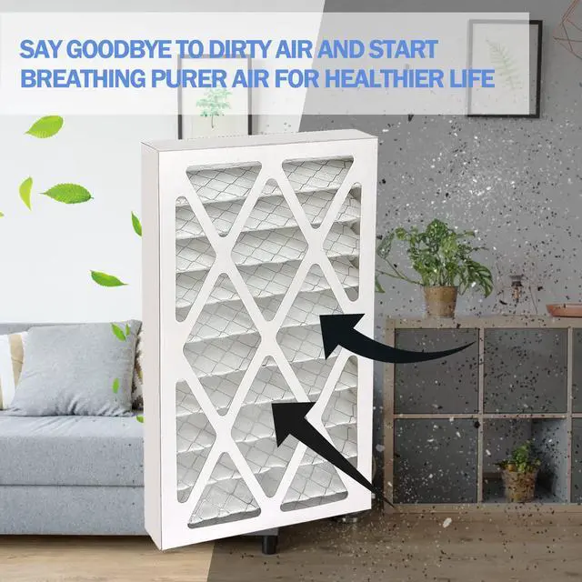 Alt view image 5 of 6 - 5-Micron Outer Air Filter Replacement Compatible with WEN 3410/ POWERTEC AF4000/ Shop Fox W1830/ Grizzly G0738 Air Filtration System. Compared to Part 90243-027-2, 4 Pack