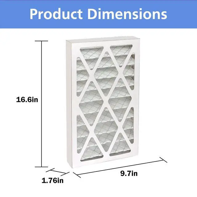 Alt view image 6 of 6 - 5-Micron Outer Air Filter Replacement Compatible with WEN 3410/ POWERTEC AF4000/ Shop Fox W1830/ Grizzly G0738 Air Filtration System. Compared to Part 90243-027-2, 4 Pack