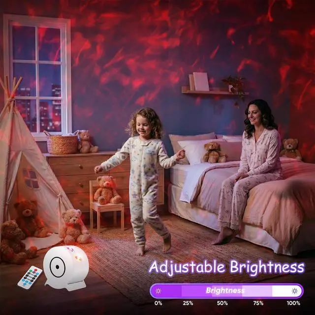 Alt view image 5 of 7 - Galaxy Projector for Bedroom, Galaxy Light Projector with 41 Lighting Modes | Starry Nebula Ceiling Night Light with Timer and Remote, Room Decor, for Christmas, Birthdays