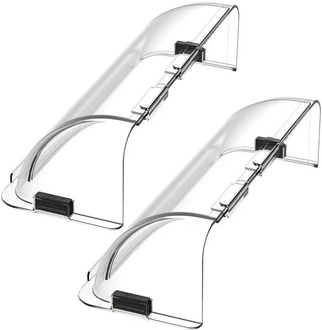 Main image of Heat and Air Vent Deflector 8.5" to 15" Magnetic Non Melting Adjustable for Vents, Sidewall, and Ceiling Registers, 2 Pack