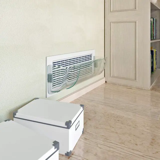 Alt view image 6 of 7 - Heat and Air Vent Deflector 8.5" to 15" Magnetic Non Melting Adjustable for Vents, Sidewall, and Ceiling Registers, 2 Pack