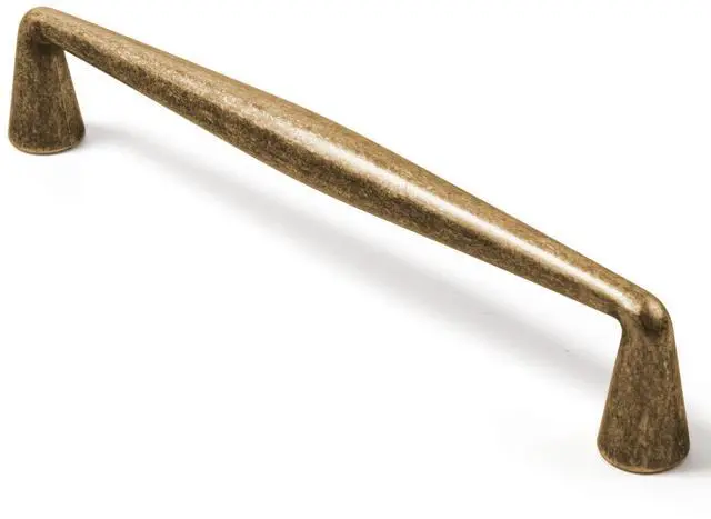 Main image of Vintage Retro Antique Brass Zinc Alloy Cabinet Handles - 5.03''(128mm) Hole Center Affordable Luxury Cabinet Pull Hardware for Bedroom, Kitchen, 6 Pack