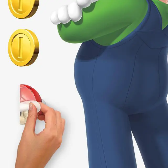 Alt view image 4 of 6 - RMK5223GM Super Mario, Luigi and Mario Peel and Stick Wall Decals