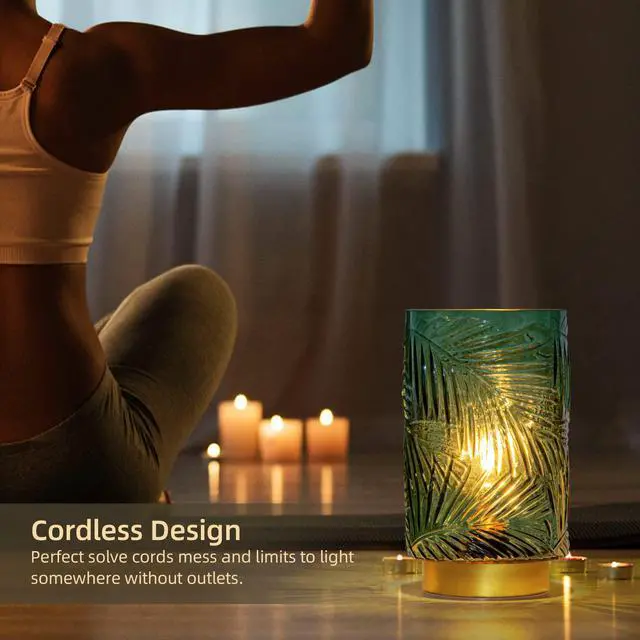 Alt view image 4 of 7 - Battery Operated Lamp with Timer, Cordless Table Lamp Decorative